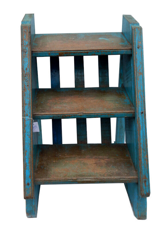 Blue stepladder