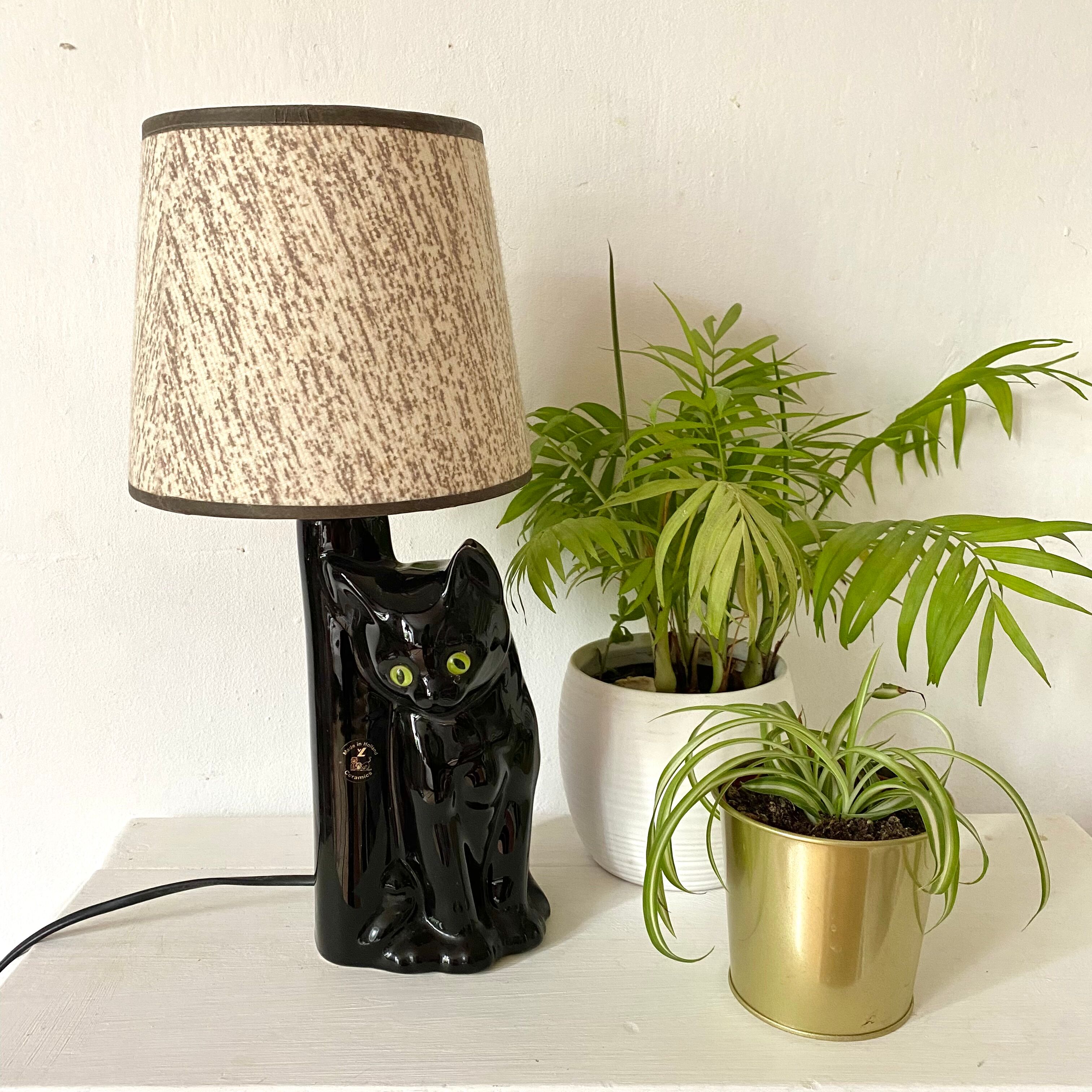 Vintage cat lamp