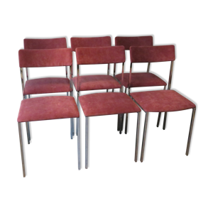 Suite de 6 chaises italie