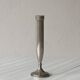 silver-plated single-stem vase
