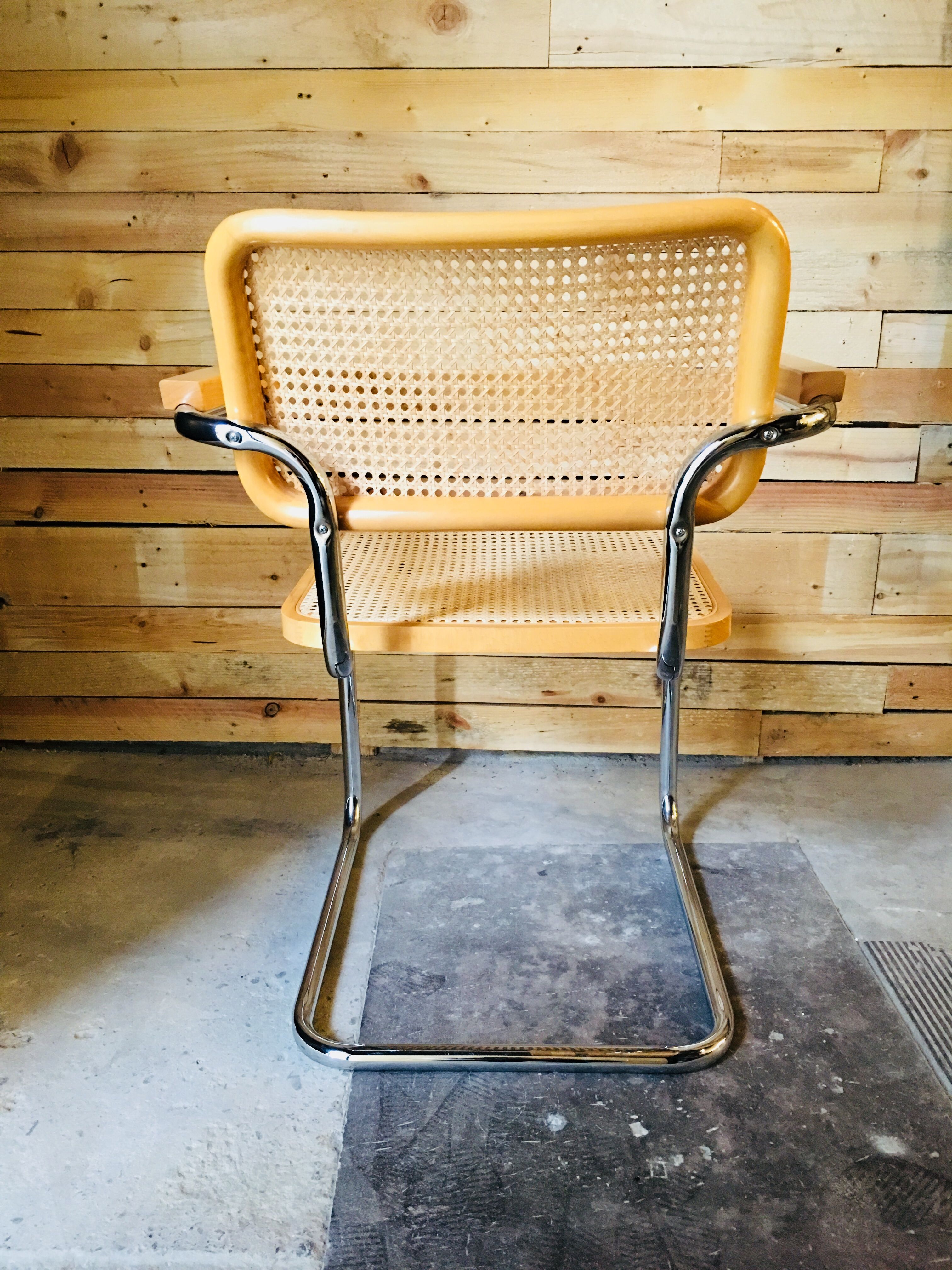 9 chairs model B64 design by Marcel Breuer