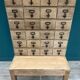 Shannon square table and 24-compartment business unit set