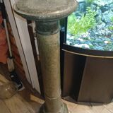 Green marble column