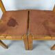 Chaises en cuir maison Regain