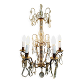 6 Light Crystal Chandelier