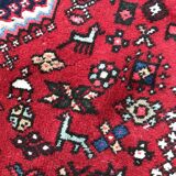 Tapis ancien couloir persan abadeh fait main 107x297cm