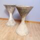 Pair of planters design Anton Bee - Willy Guhl for Eternit 1950