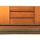 Vintage Scandinavian sideboard in blond teak