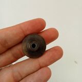 Antique Art Nouveau furniture handle in chiseled brass