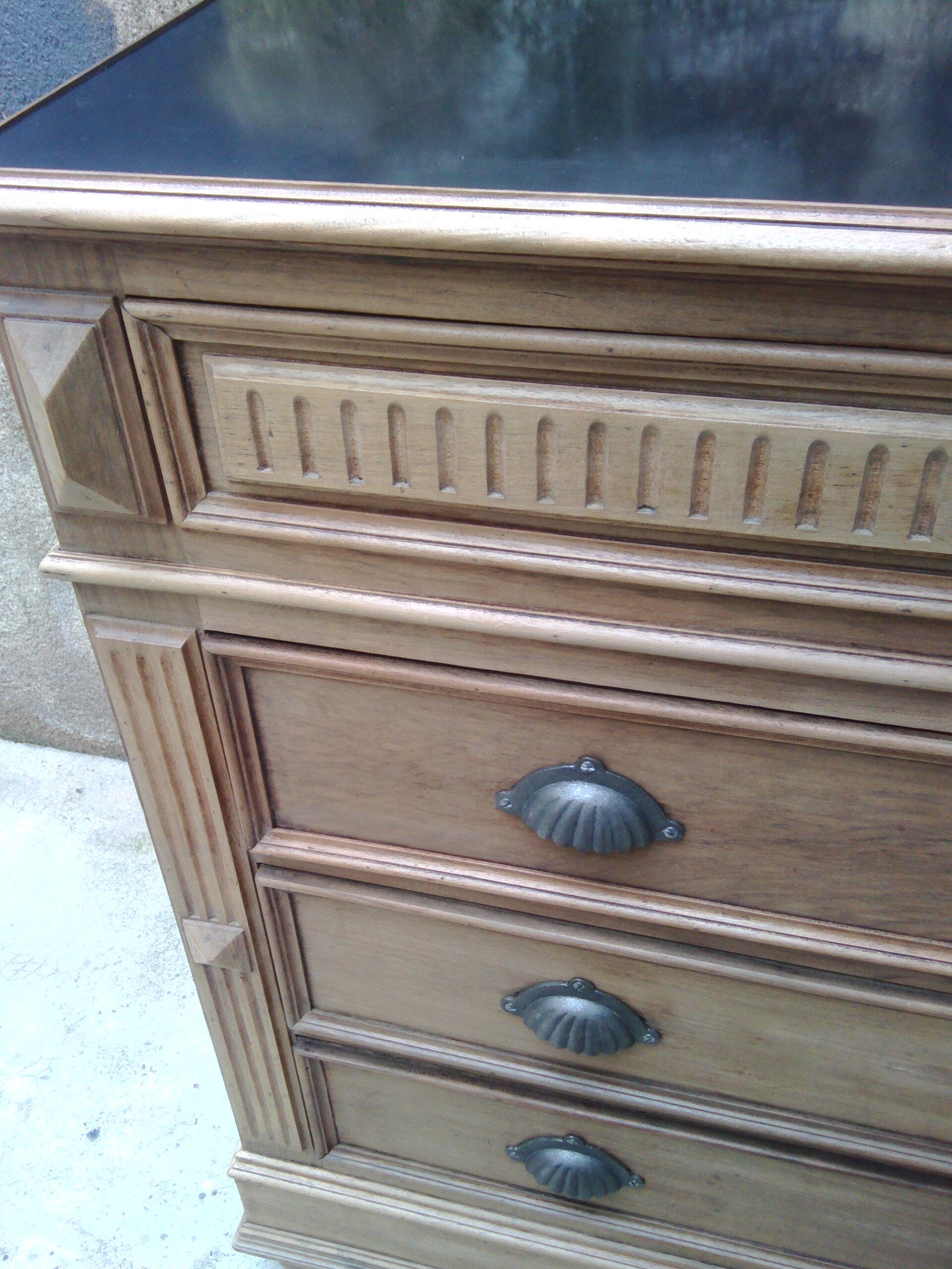 Ancient walnut dresser 1900