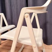 Pair of Borbona Folding Chairs by Carlo Hauner, Fiarm, Italy, 1970s