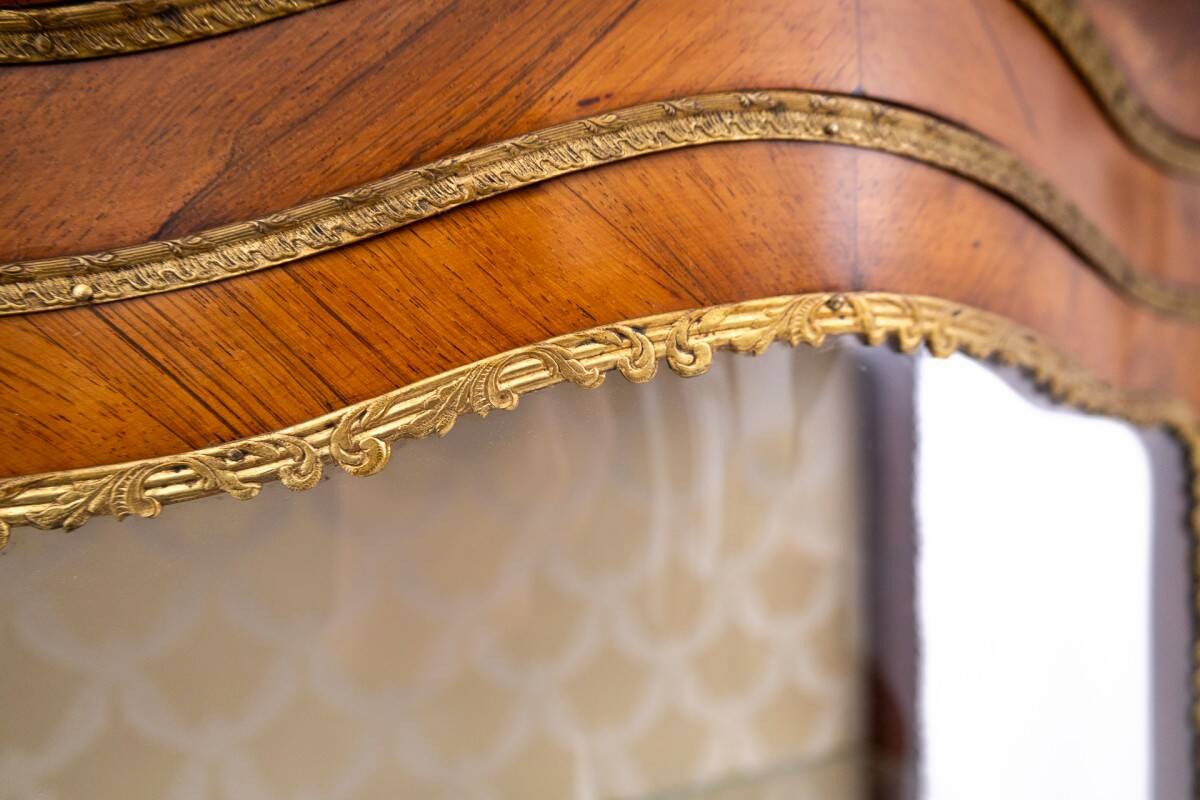 An unusual display cabinet in the Louis XV style, France, circa 1870.