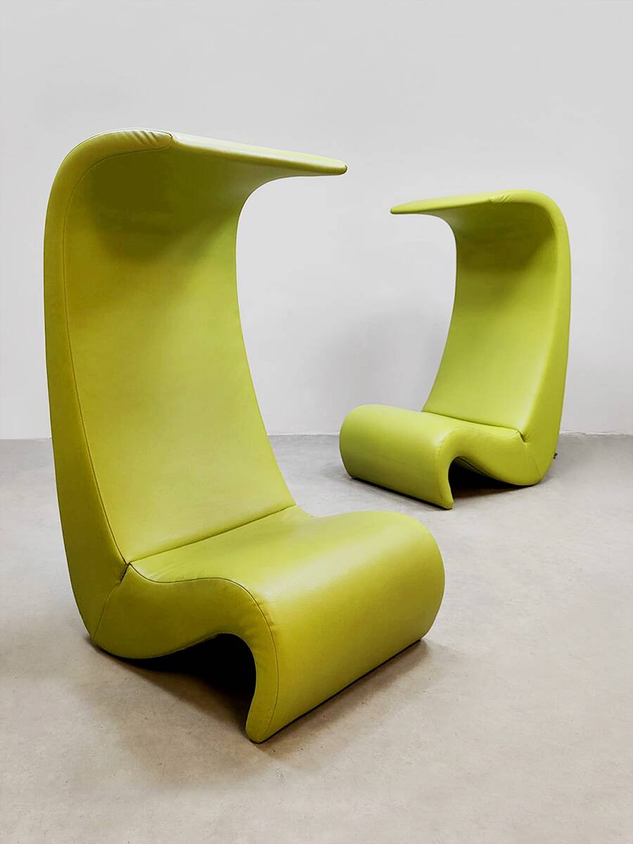 Vintage Amoebe lounge chair Verner Panton Vitra 1970