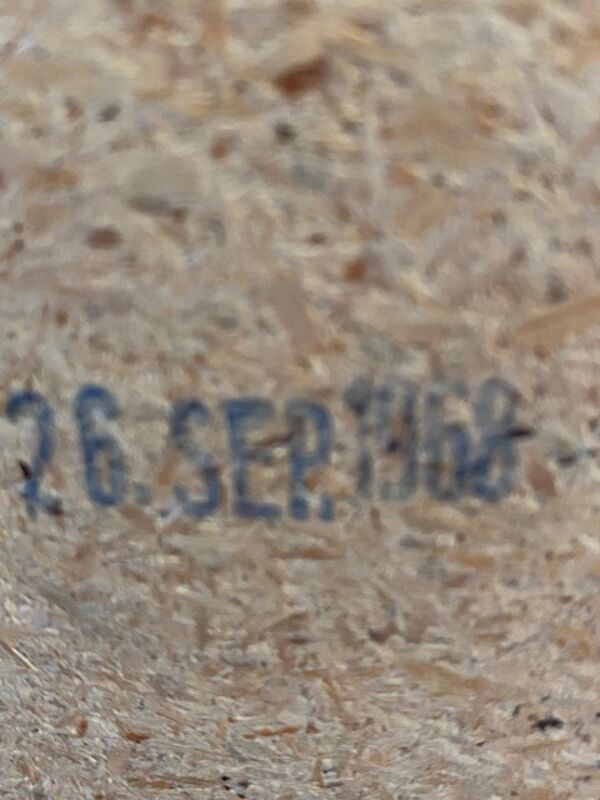 Fauteuil années 60 pieds compas