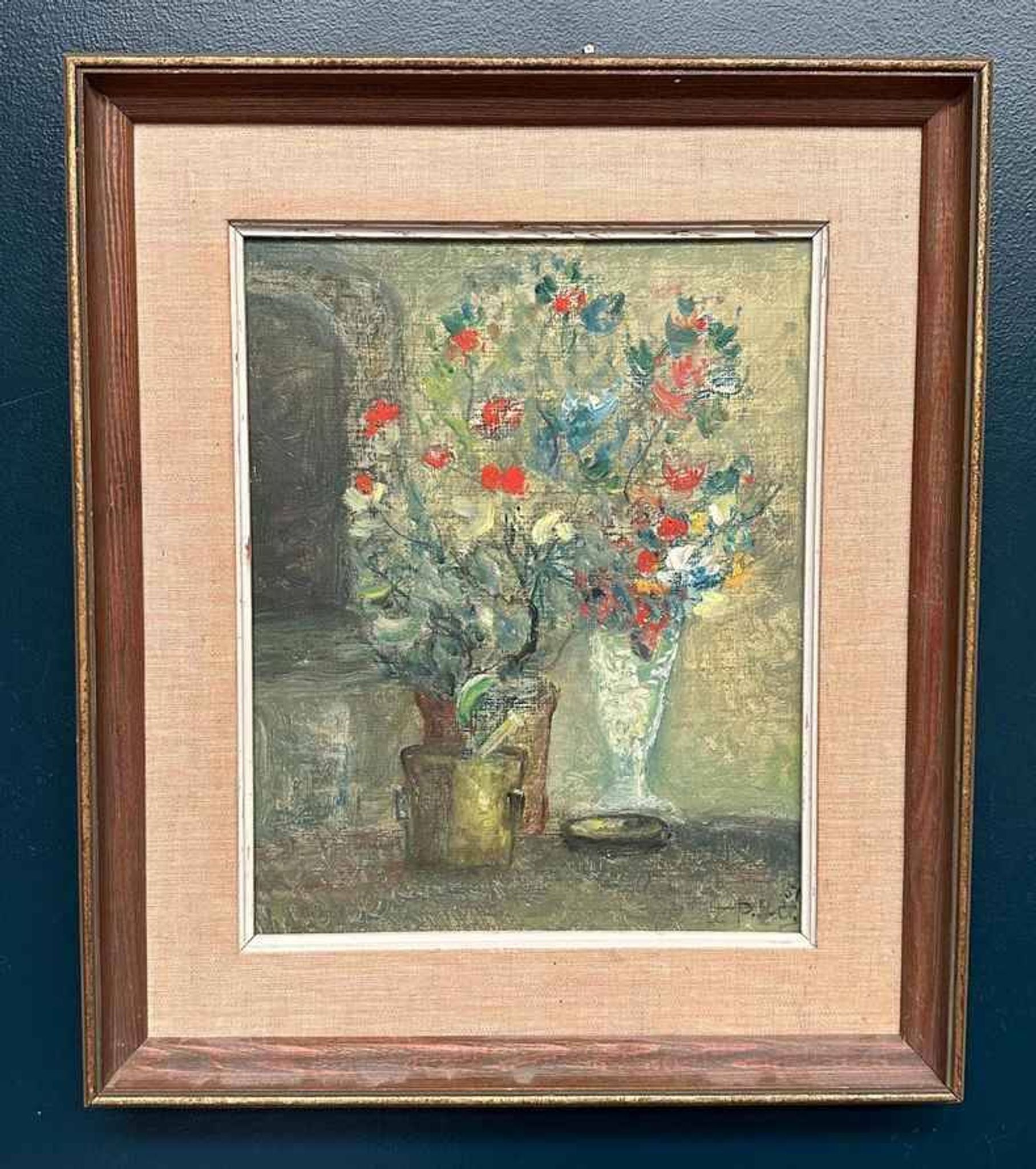 Original Mid‑Century Swedish Oil On Panel – Dated 1951