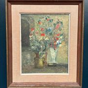 Original Mid‑Century Swedish Oil On Panel – Dated 1951