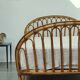 Rattan basket bed from the 50s