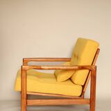 Scandinavian retro yellow armchair by Z.Baczyk 1965