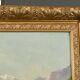 Oil on canvas "Mountain Landscape", signed C. Lion – Late 19th century