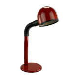 60s 70s Ball Lamp Lamp Light Red Table Lamp Space Age Design 60s 70s