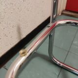 Chrome bedside table year 70