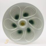 6 oyster/shellfish plates, “Salins”