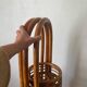 Rattan plant stand screen