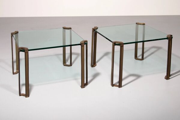 Design intemporel de Peter Ghyczy – Tables d'appoint T24 des années 1970 (60x60x45)