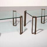 Design intemporel de Peter Ghyczy – Tables d'appoint T24 des années 1970 (60x60x45)