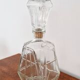 Carafe en verre style art déco