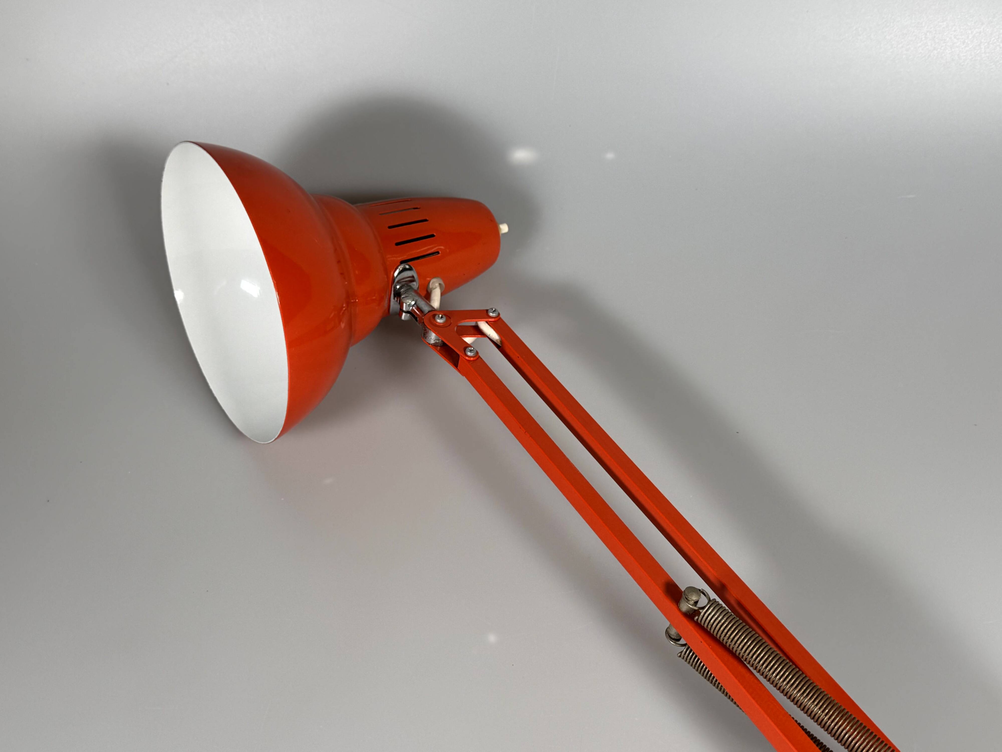 1960s 1970s Desk Lamp Scissor Lamp Metal Space Age Design