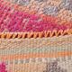 Soft Pink Oriental Turkish Runner Rug, 75x357Cm