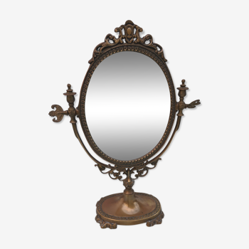 Mirror, vintage brass psyche