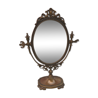 Mirror, vintage brass psyche
