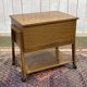 English mahogany sewing cabinet from the 1970s