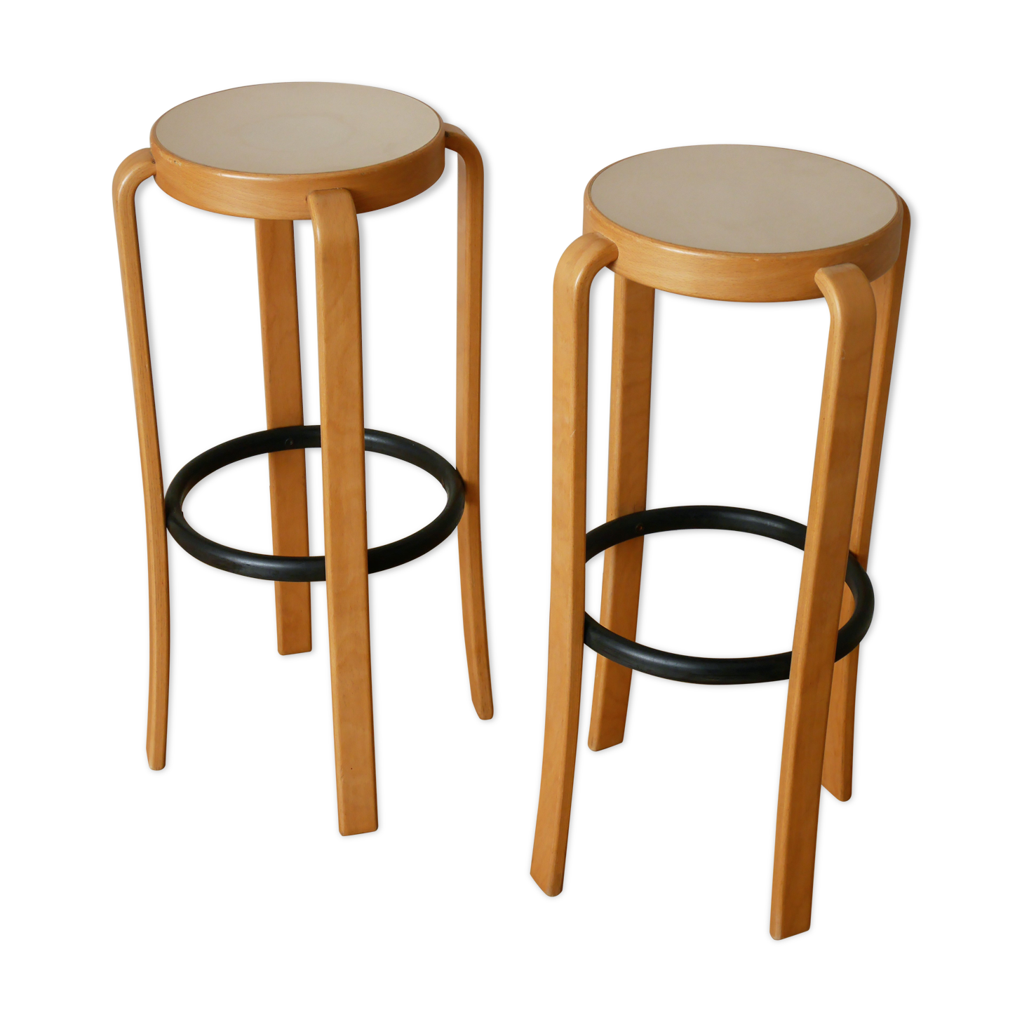 Set of 2 stools scandinavian thygesen and sørensen by magnus olesen