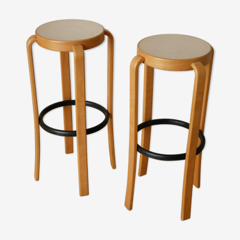 Set of 2 stools scandinavian thygesen and sørensen by magnus olesen