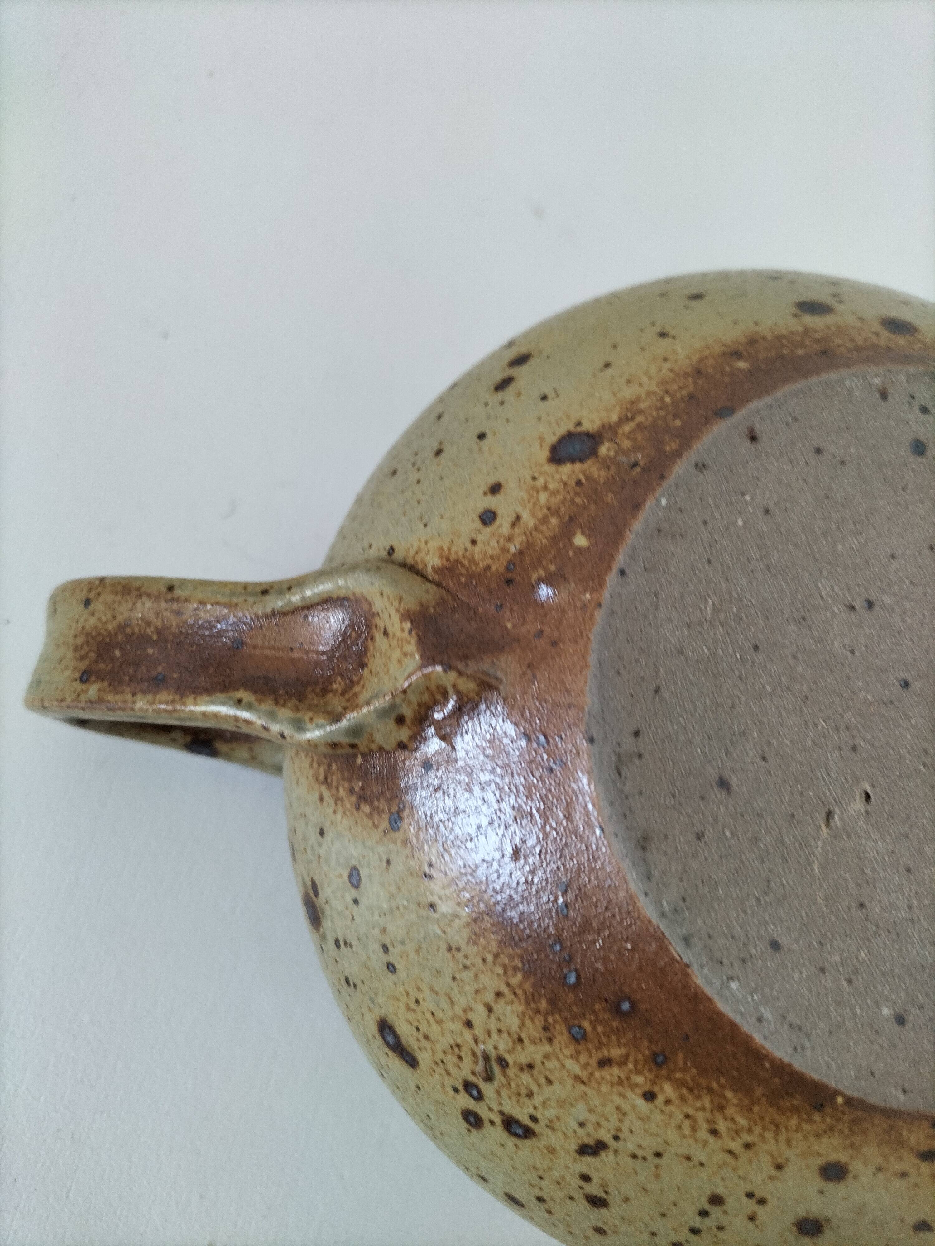 Théière en grès de Puisaye – années 60/70