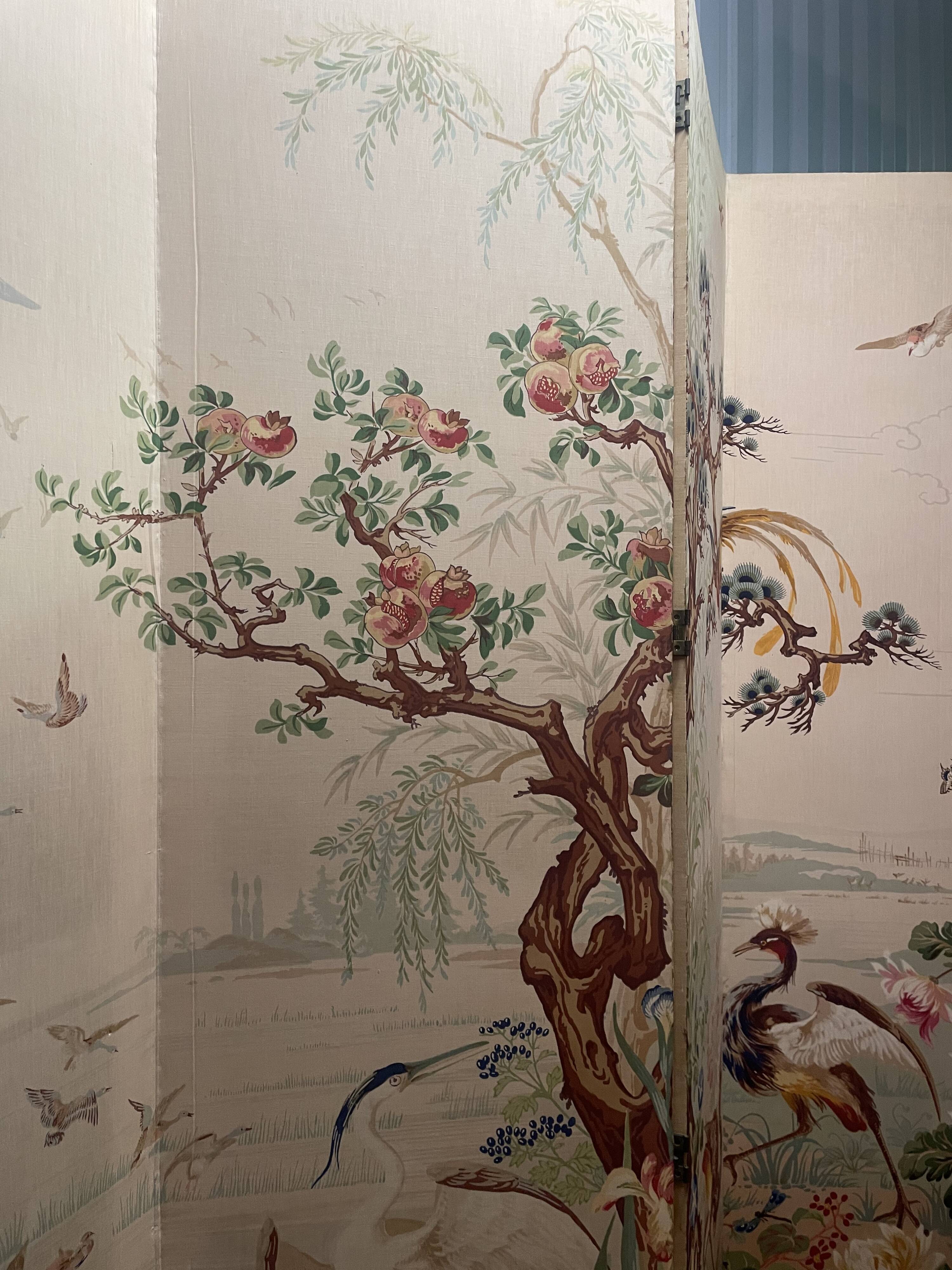 Very large fabric screen 1960