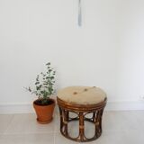 Rattan tabouret