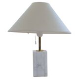 Mid-century solid marble table lamp Bergbom Sweden 1960s