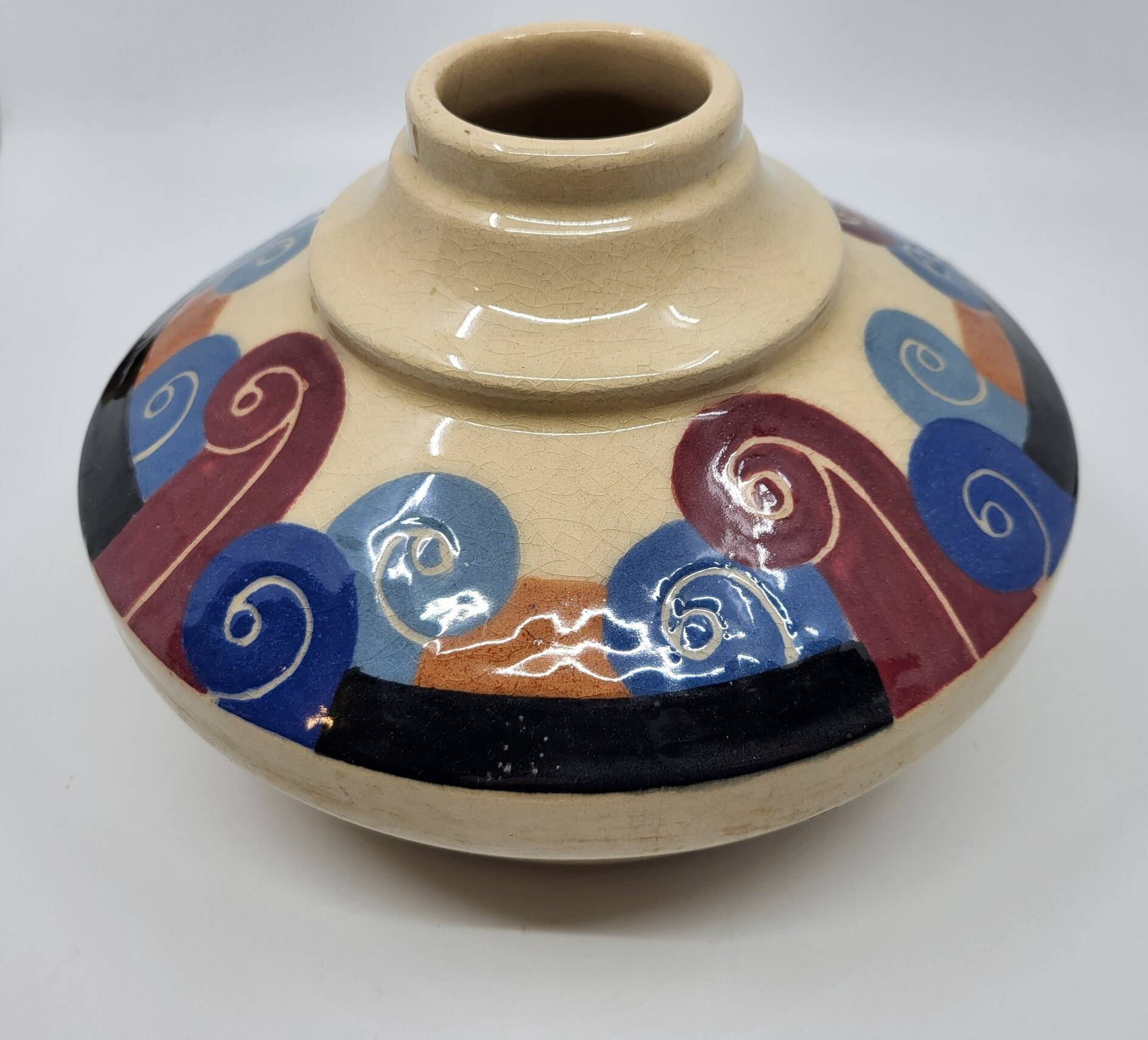 Simone Larrieu vase in ceramic France Art Deco 1930