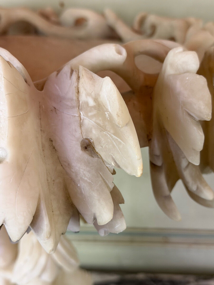 Large alabaster bowl Italy around 1900