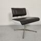 Paire de fauteuils cuir design années 90