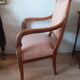 Fauteuil Empire noyer