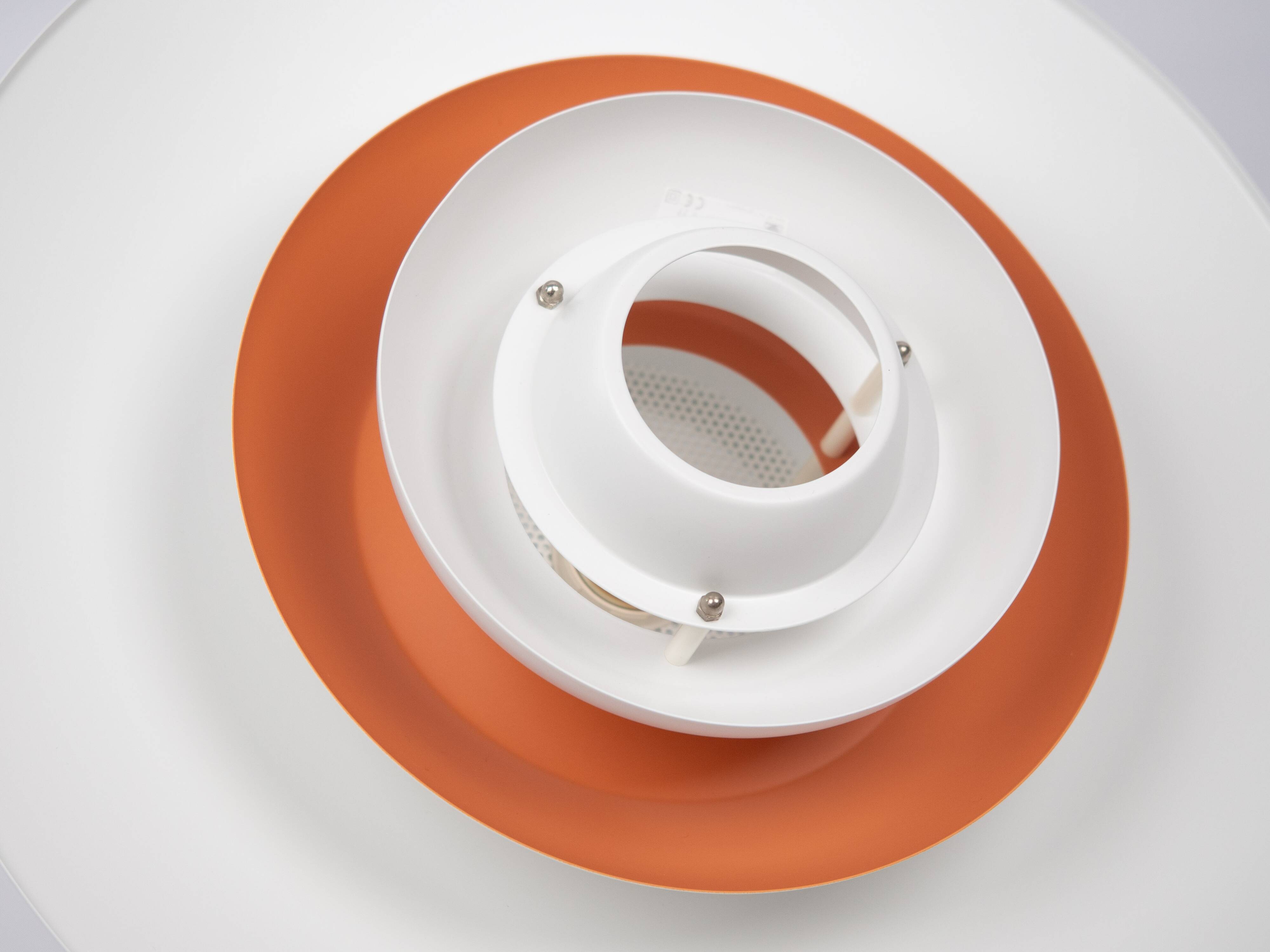 Danish vintage pendant lamp Sofie by Kurt Wiborg, Jeka, 1980s