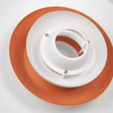 Danish vintage pendant lamp Sofie by Kurt Wiborg, Jeka, 1980s