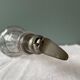 Old decanter nineteenth "Fine-Champagne" in blown glass