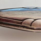 Serving shovel in filled and gilded silver.