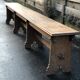 Banc en chêne